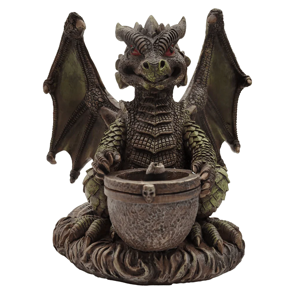 Big Dragon Tealight Incense Holder