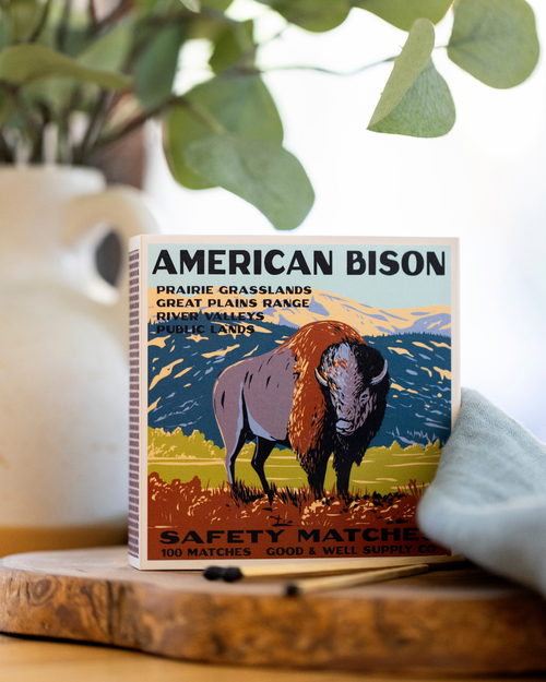 American Bison Cabin Matches