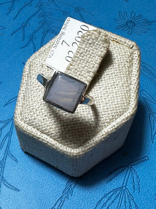 Blue Lace Agate Ring (02.2020)