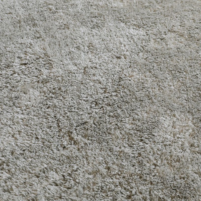 Solid Color Japanese Silk Wool Round Carpet Floor Mat