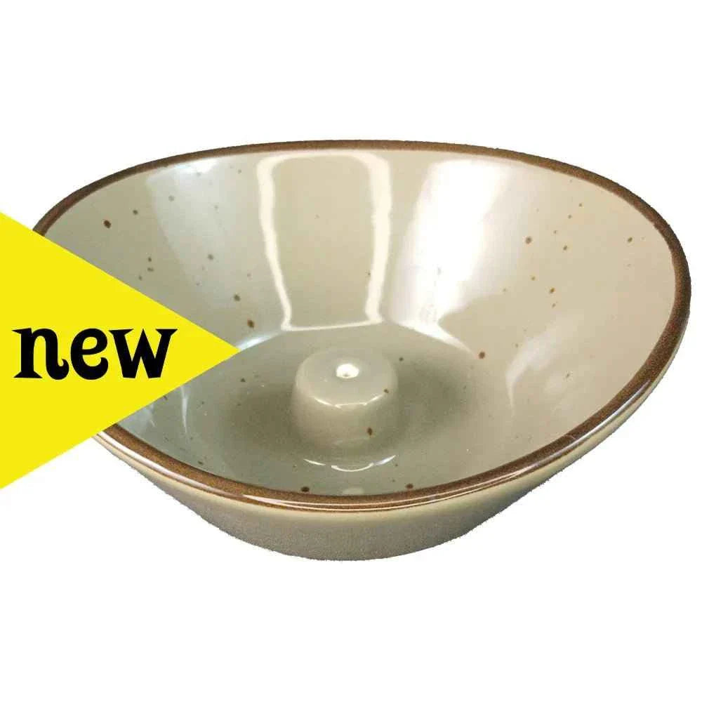 Ceramic Incense Burner 4 Inch Oval