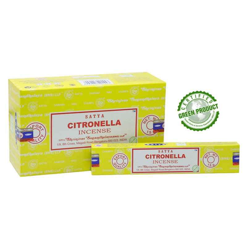 Citronella Incense 15 Gms - Satya