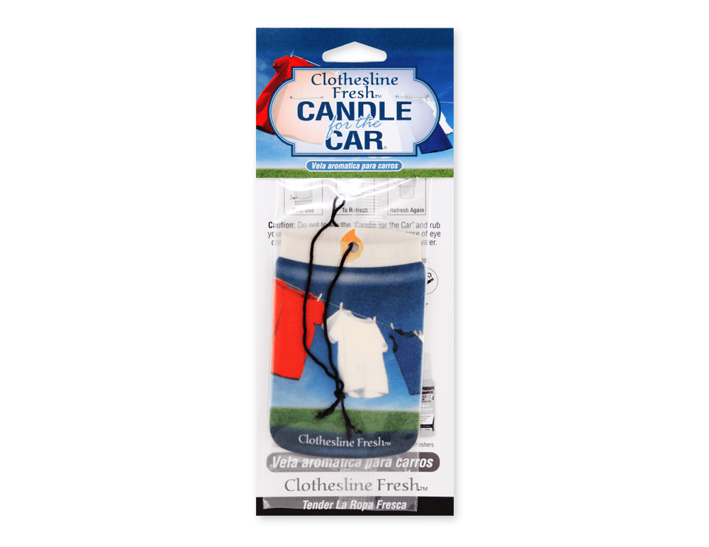 Clothesline Fresh Car Freshener - Smoke Odor Exterminator
