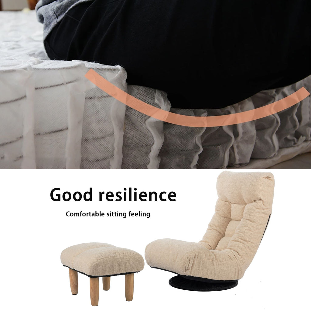 Adjustable Tatami Floor Chair with 3D Ergonomic Support