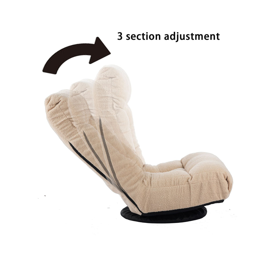 Adjustable Tatami Floor Chair with 3D Ergonomic Support