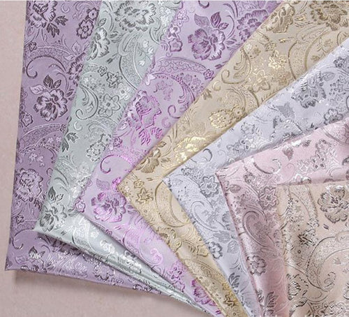 Beautiful Brocade Filigree Jacquard Fabric