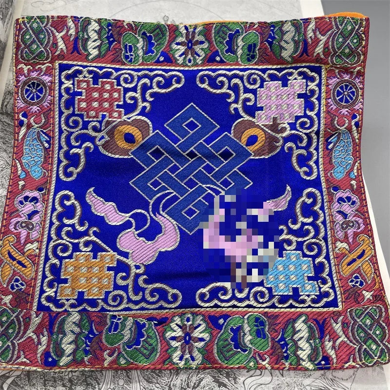 Tibetan-Style Buddha & Vajra Altar Cushion Mats