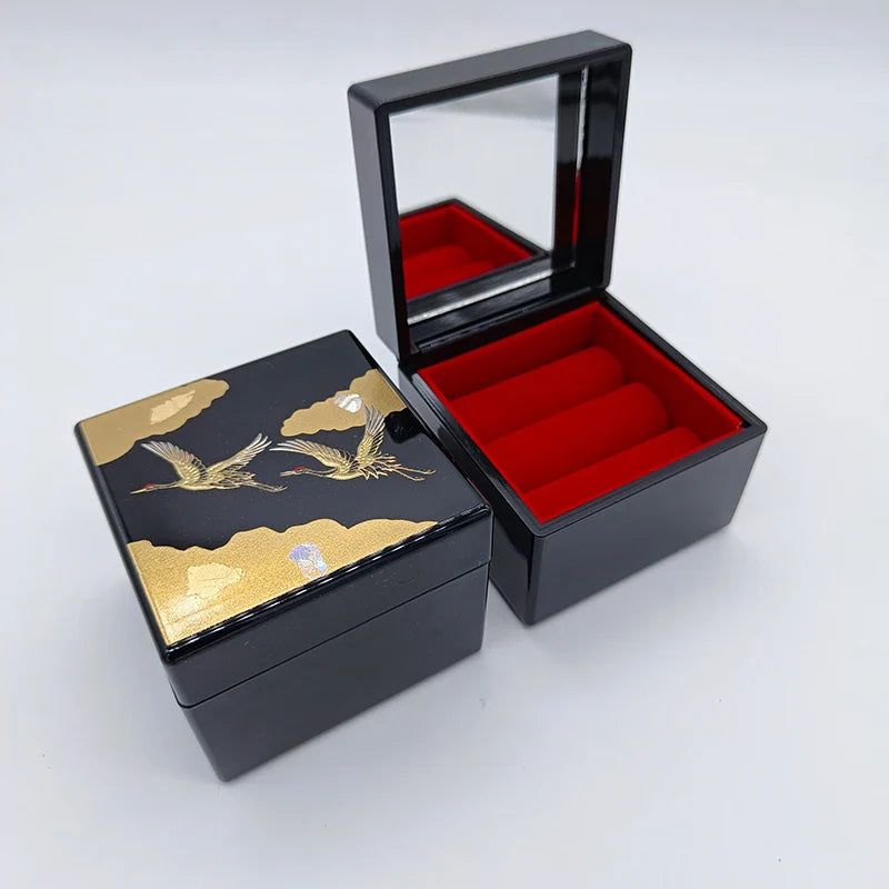 Japanese Yamanaka Lacquerware Jewelry Box – Small Bracelet & Ring Storage