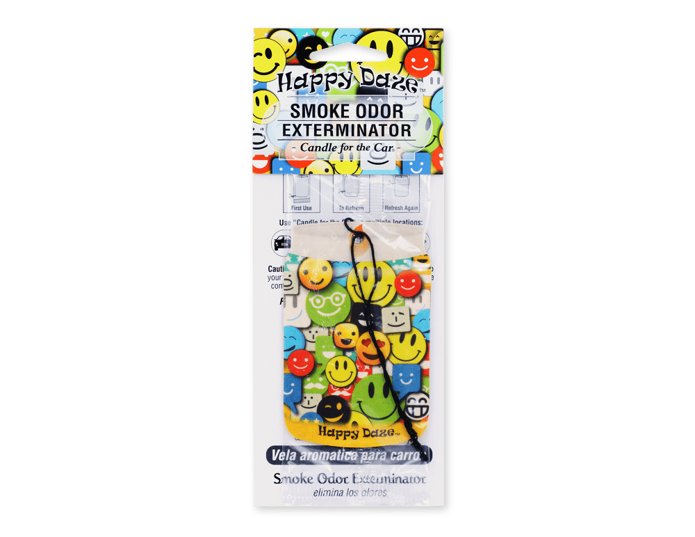 Happy Daze Car Freshener - Smoke Odor Exterminator